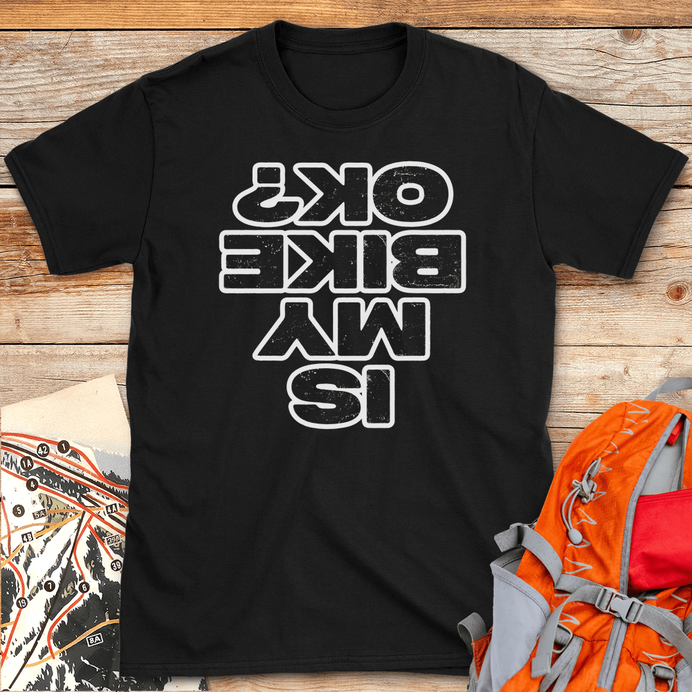 389 Is My Bike Ok White - Black