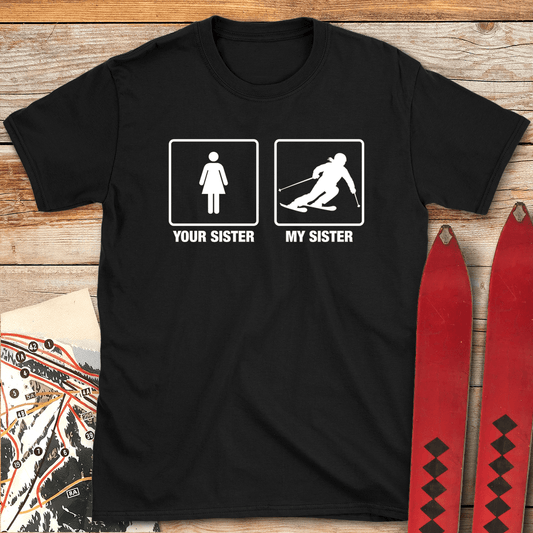 437 Sister Shreds White - Black
