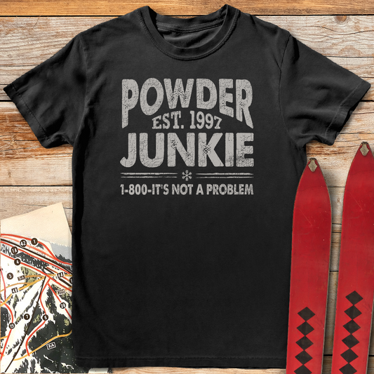 518 Powder Junkie White - Black