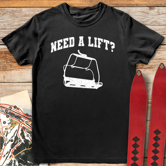 564 Need A Lift White - Black