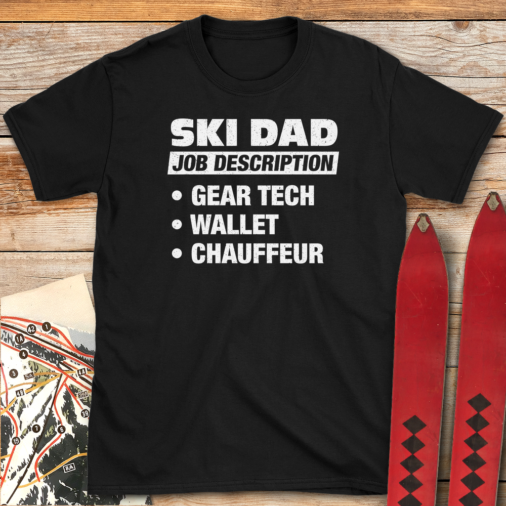 560 Ski Dad Job White - Black