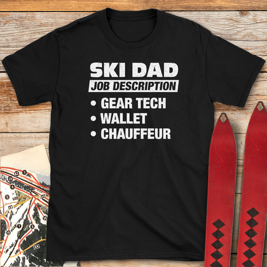 560 Ski Dad Job White - Black