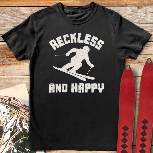 651 Reckless And Happy White - Black