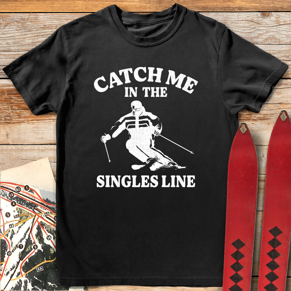 700 Singles Line White - Black