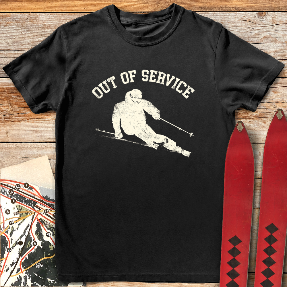 709 Out Of Service White - Black