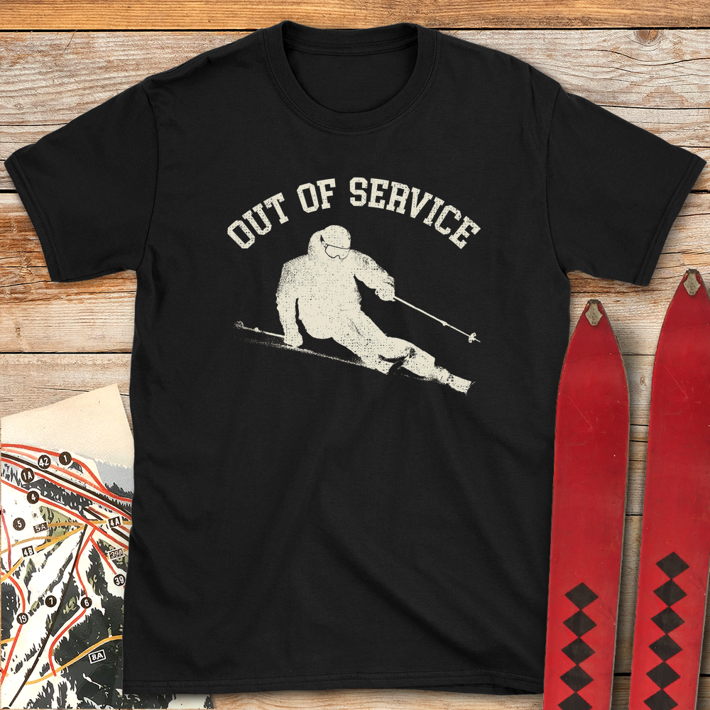 709 Out Of Service White - Black