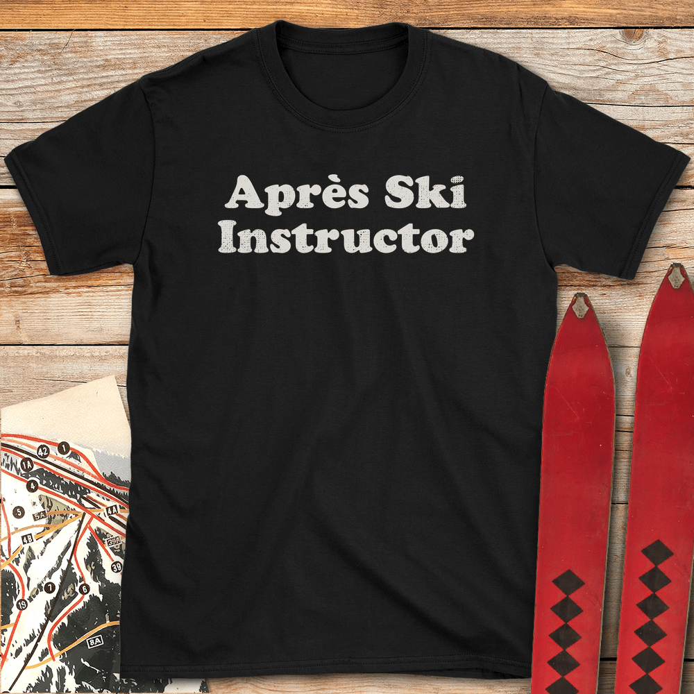 734 Apres Ski Instructor White - Black