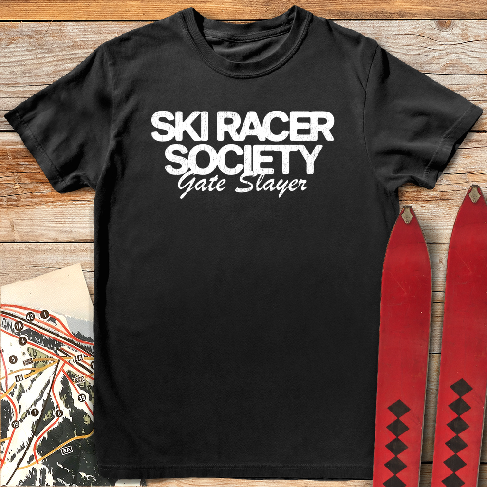771 Ski Racer Society White - Black