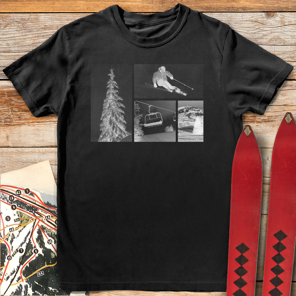 794 Ski Story White - Black