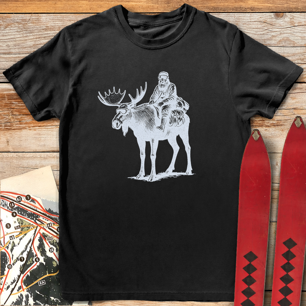 822 Moose Ride White - Black
