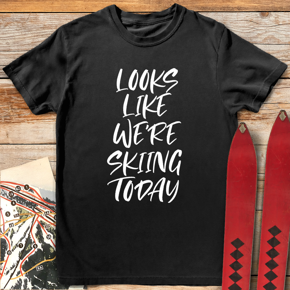 798 Skiing Today White - Black