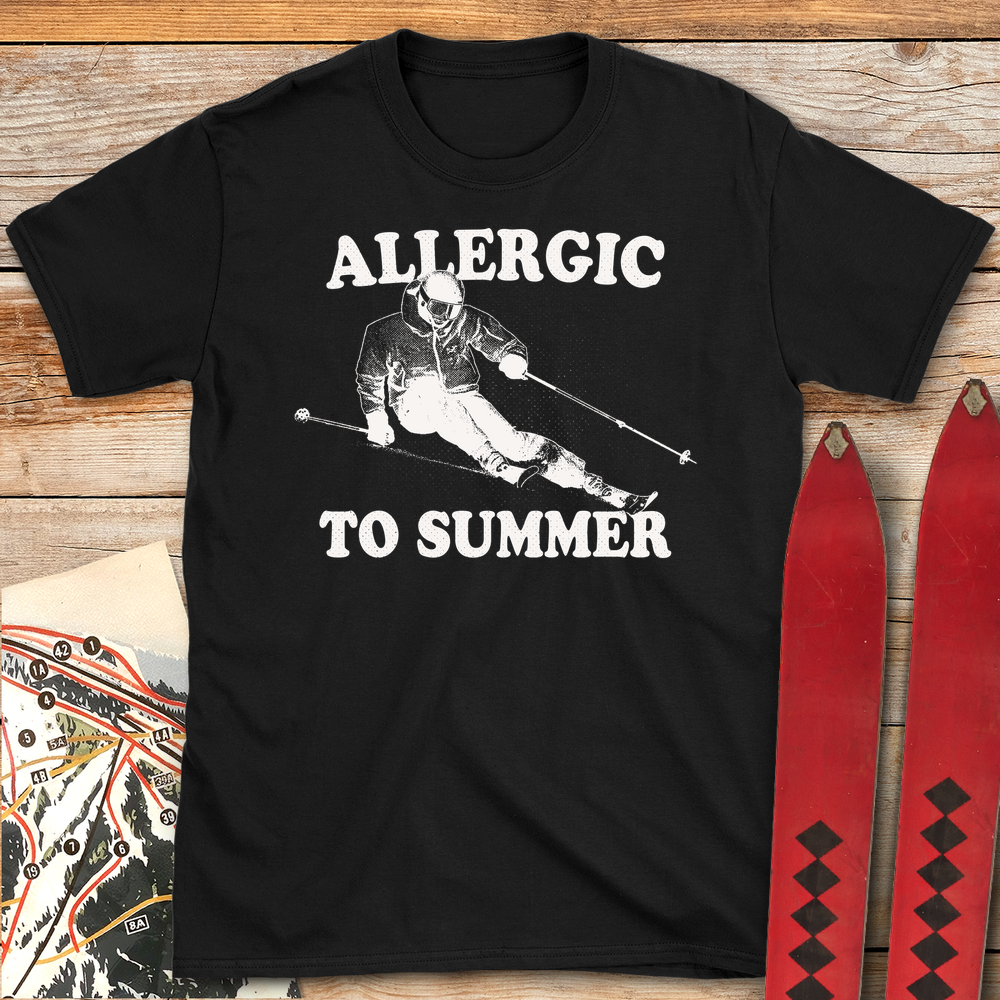 825 Allergic To Summer White - Black