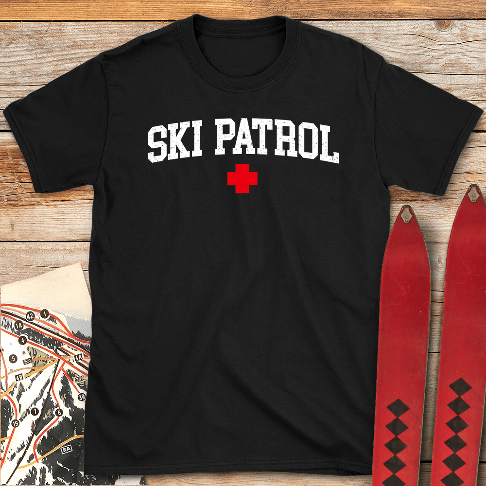 802 Varsity Ski Patrol White - Black