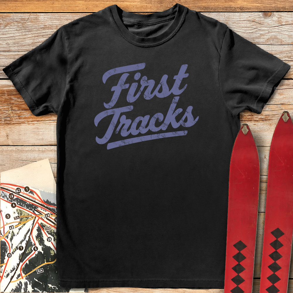 837 First Tracks White - Black