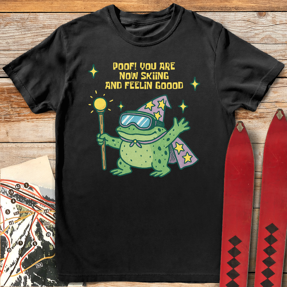 832 Poof Now U Ski White - Black