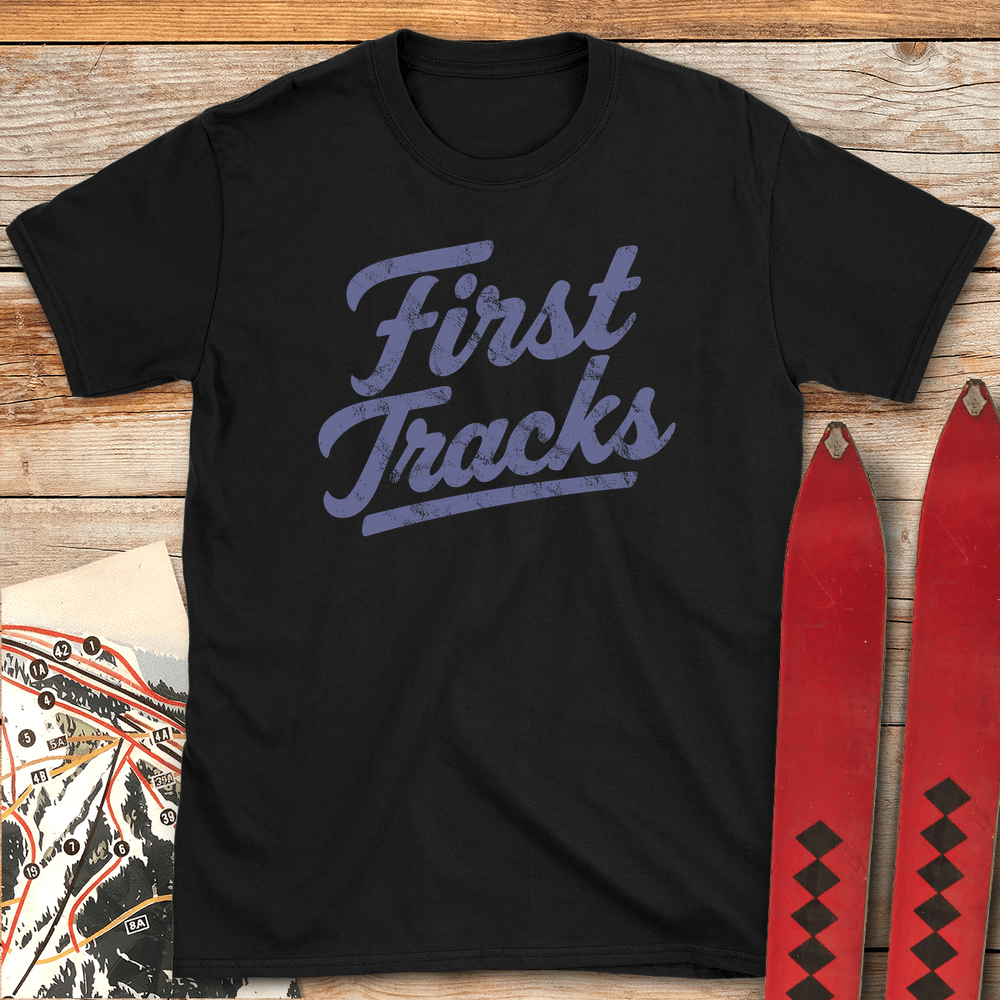 837 First Tracks White - Black