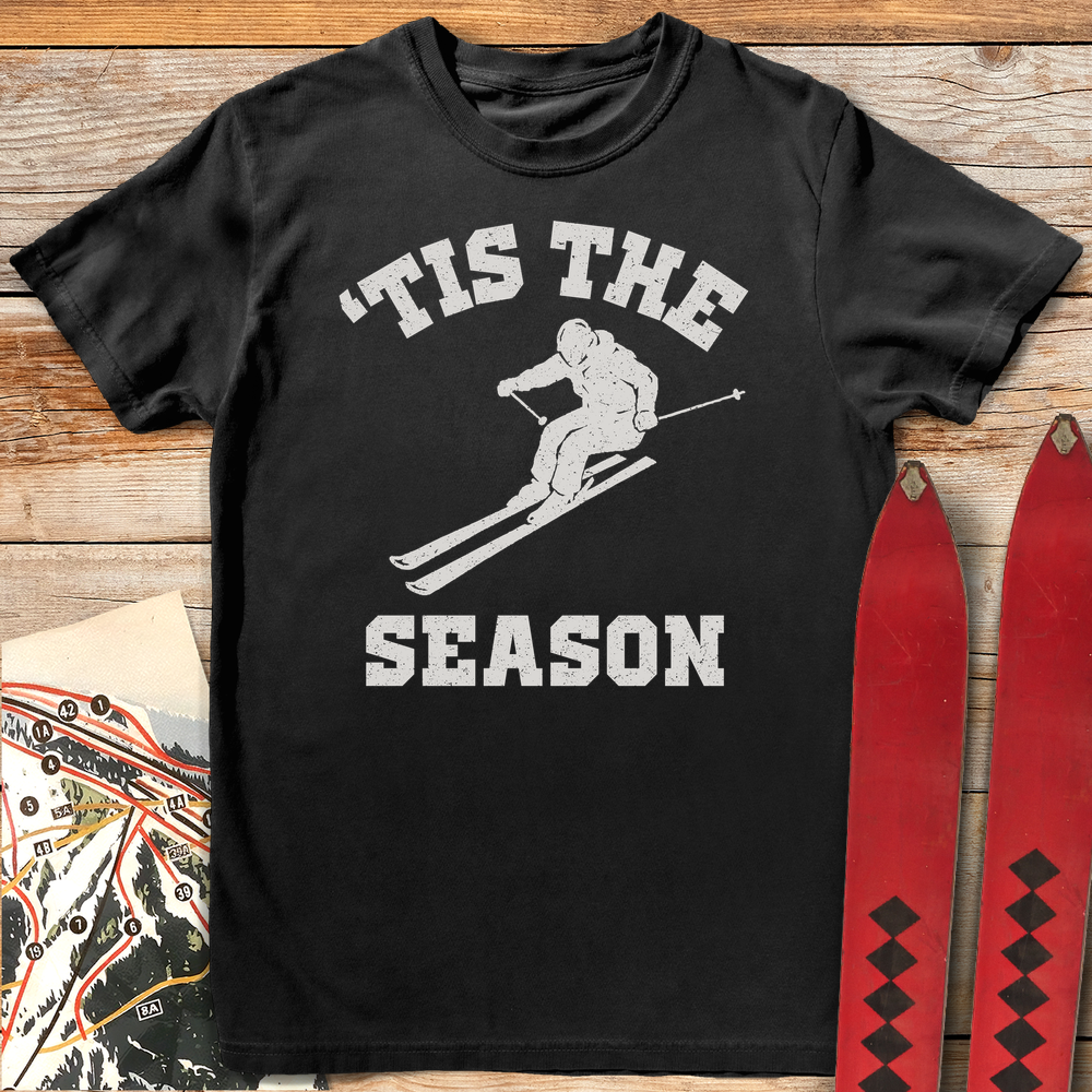 862 Tis The Season White - Black