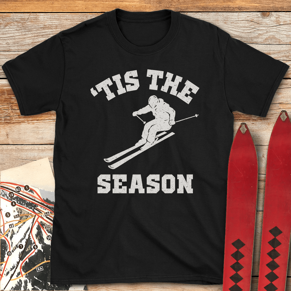 862 Tis The Season White - Black