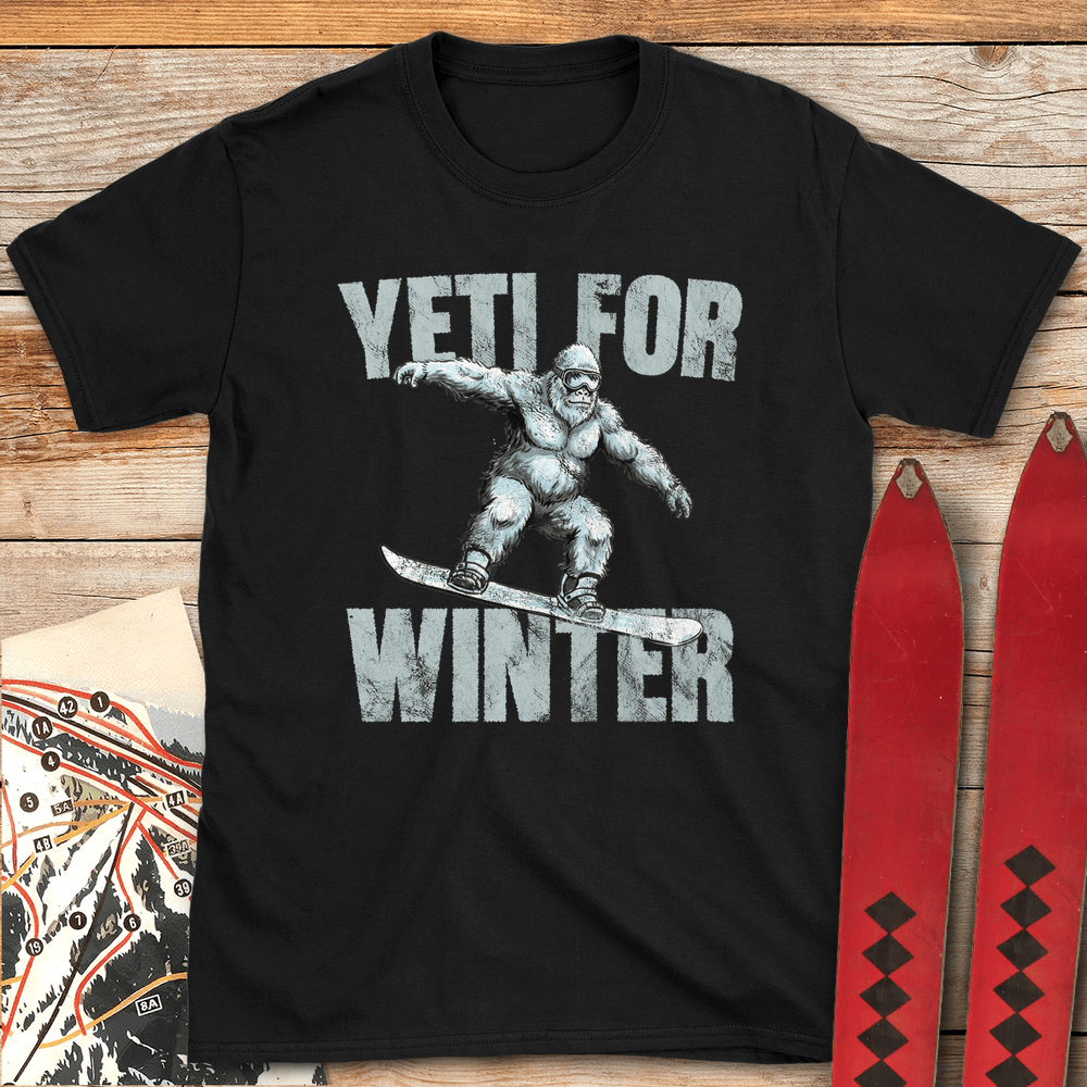 852 Yeti For Winter Board White - Black