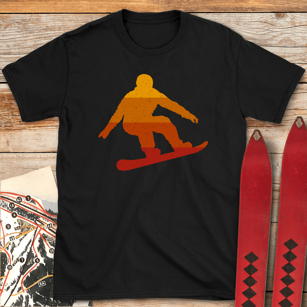 899 Sunset Snowboard White - Black