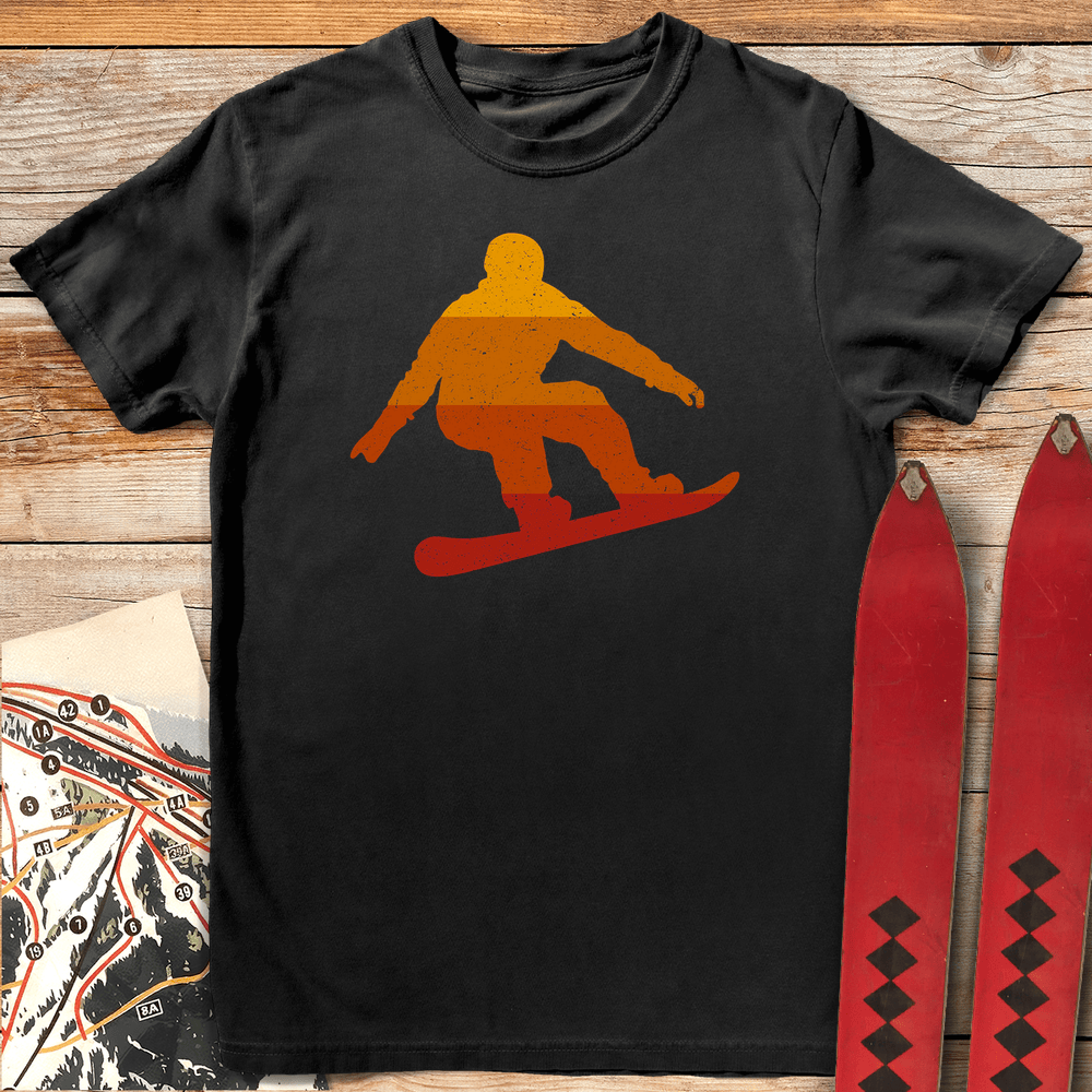 899 Sunset Snowboard White - Black