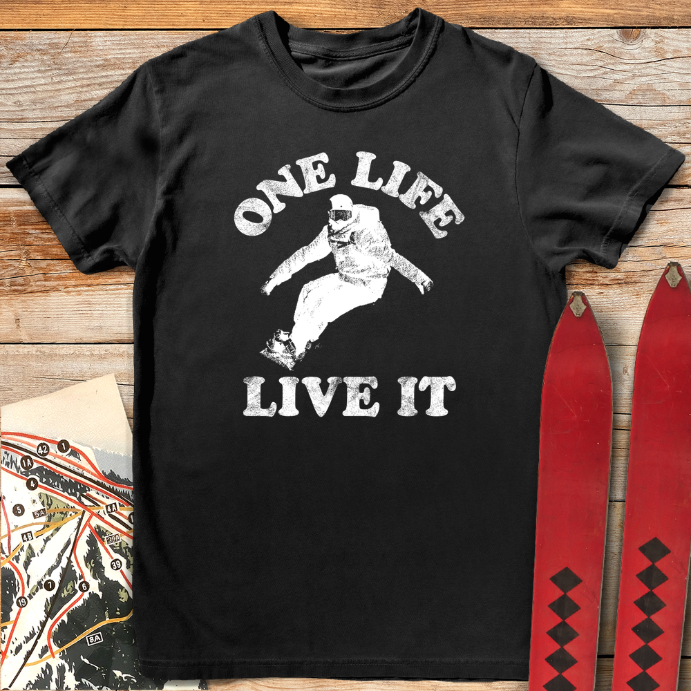 903 One Life Snowboard White - Black