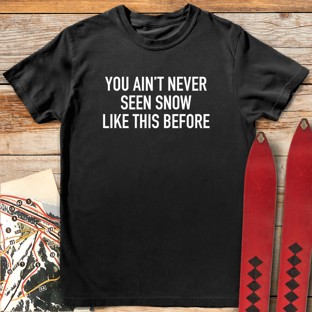 904 No Snow Like It White - Black