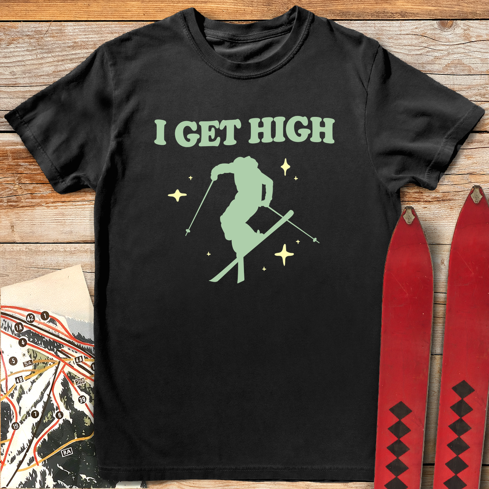 954 I Get High White - Black