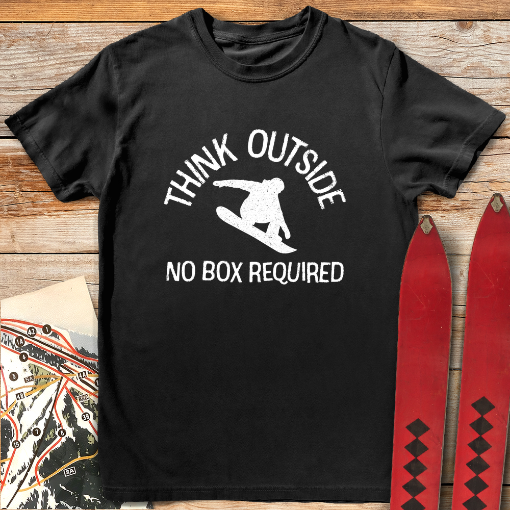1021 Think Outside Snowboard White - Black