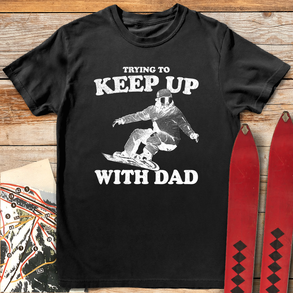 998 Keep Up Snowboard Dad White - Black