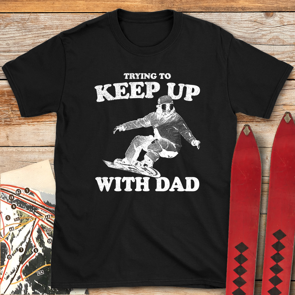 998 Keep Up Snowboard Dad White - Black