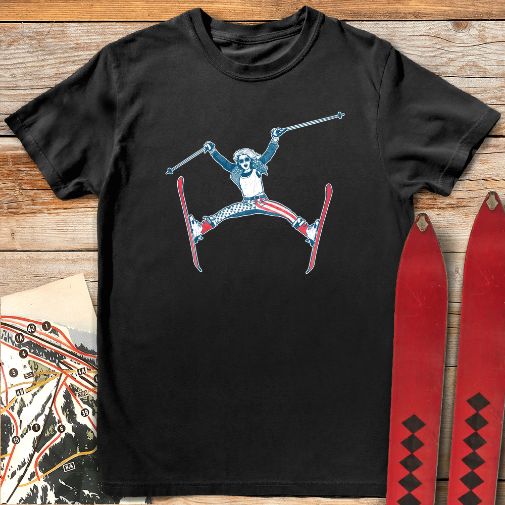 1065 American Spread Eagle White - Black