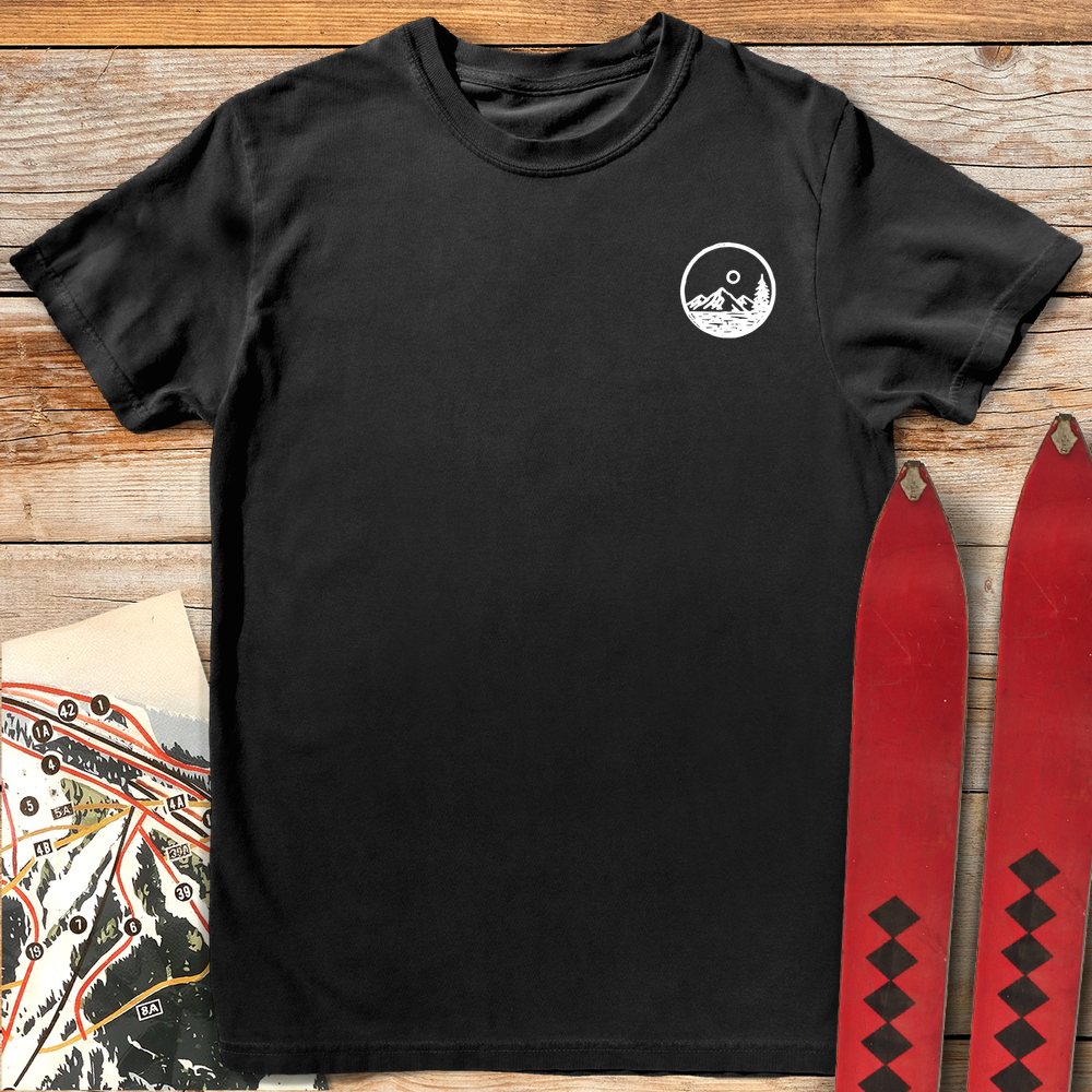 1051 Pocket Landscape White - Black