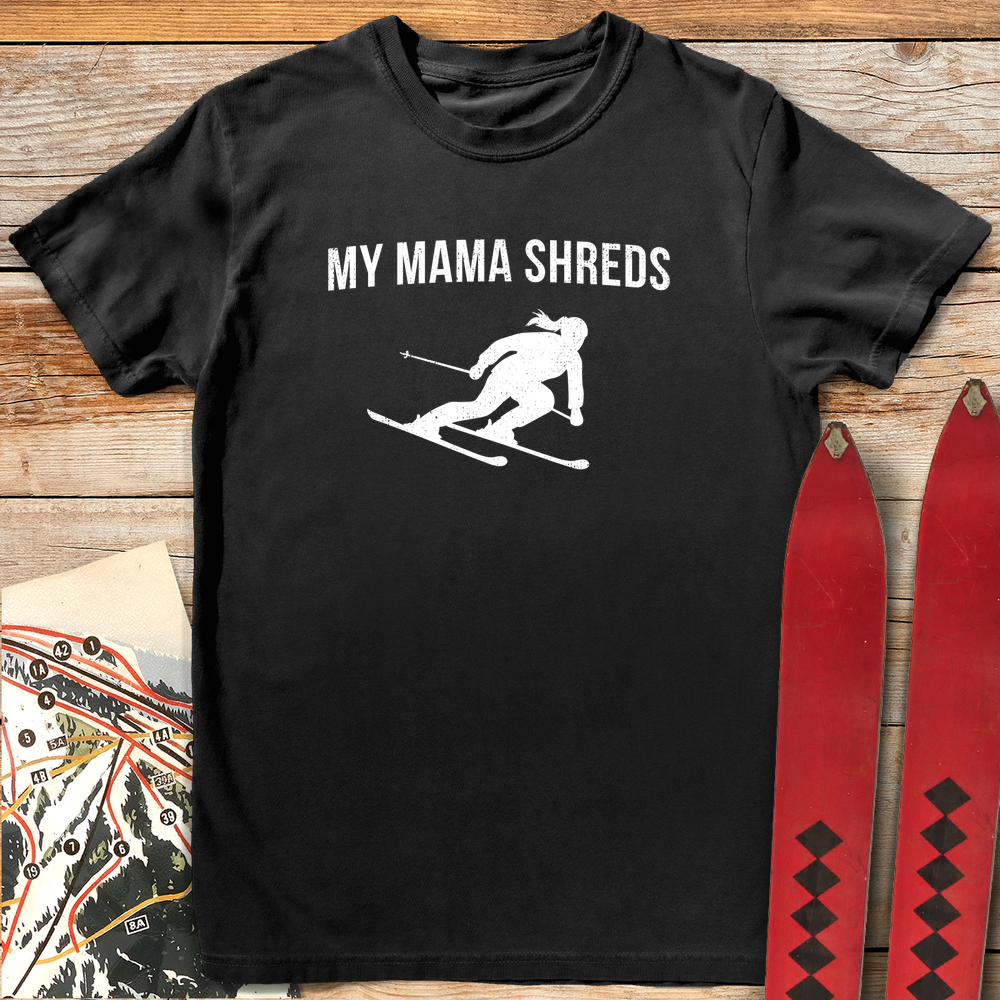 1029 Mama Shreds White - Black