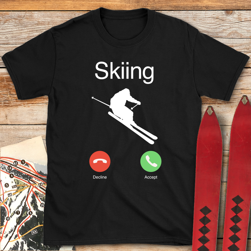 1028 Ski Call White - Black