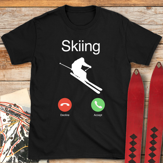 1028 Ski Call White - Black