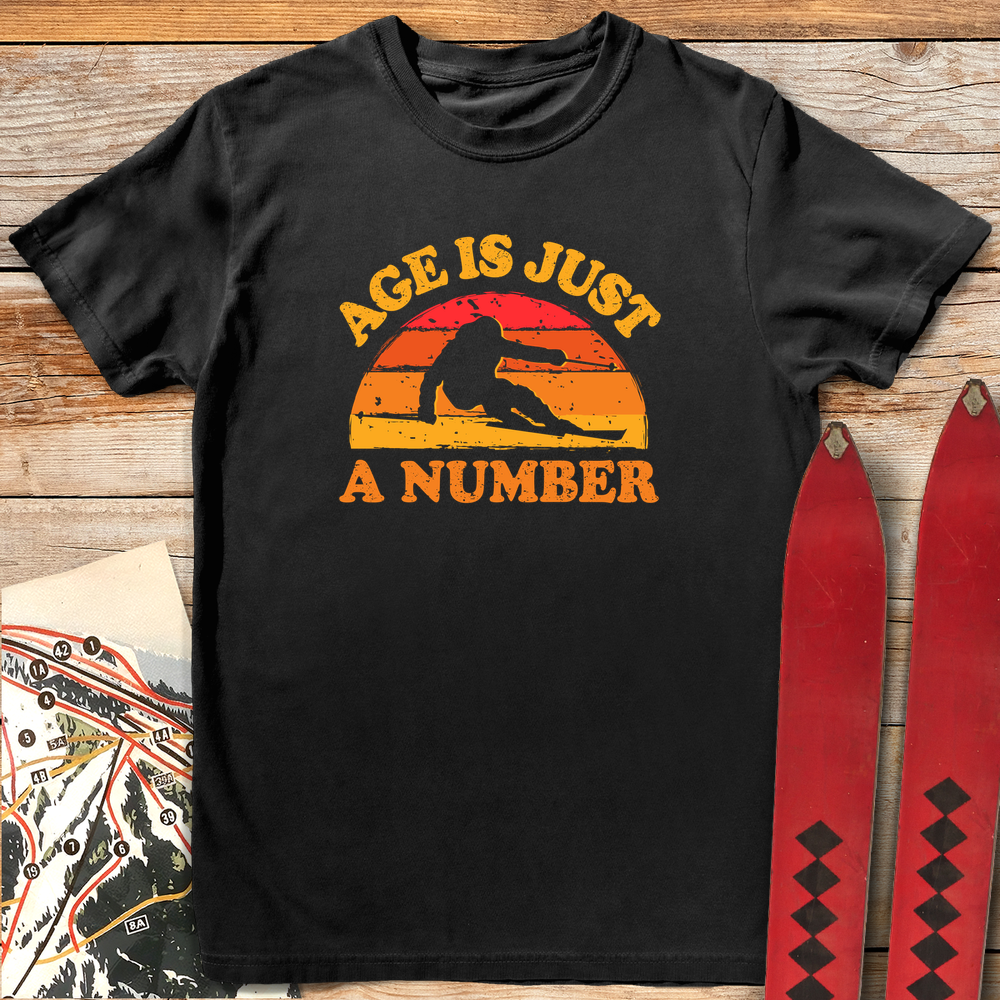 1075 Just A Number White - Black