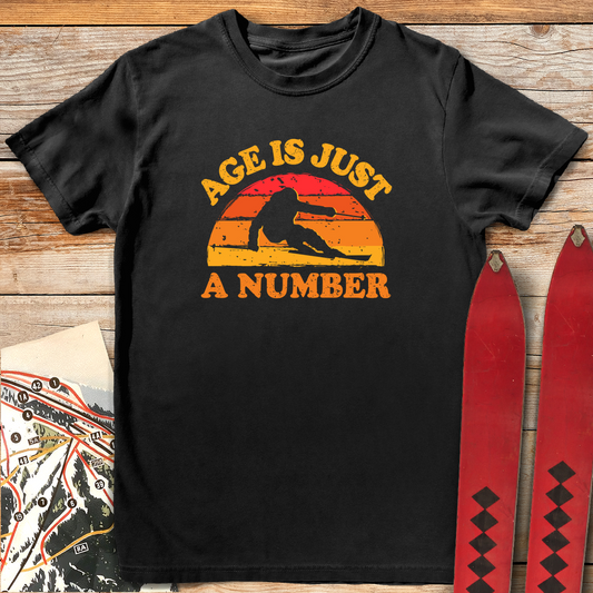 1075 Just A Number White - Black