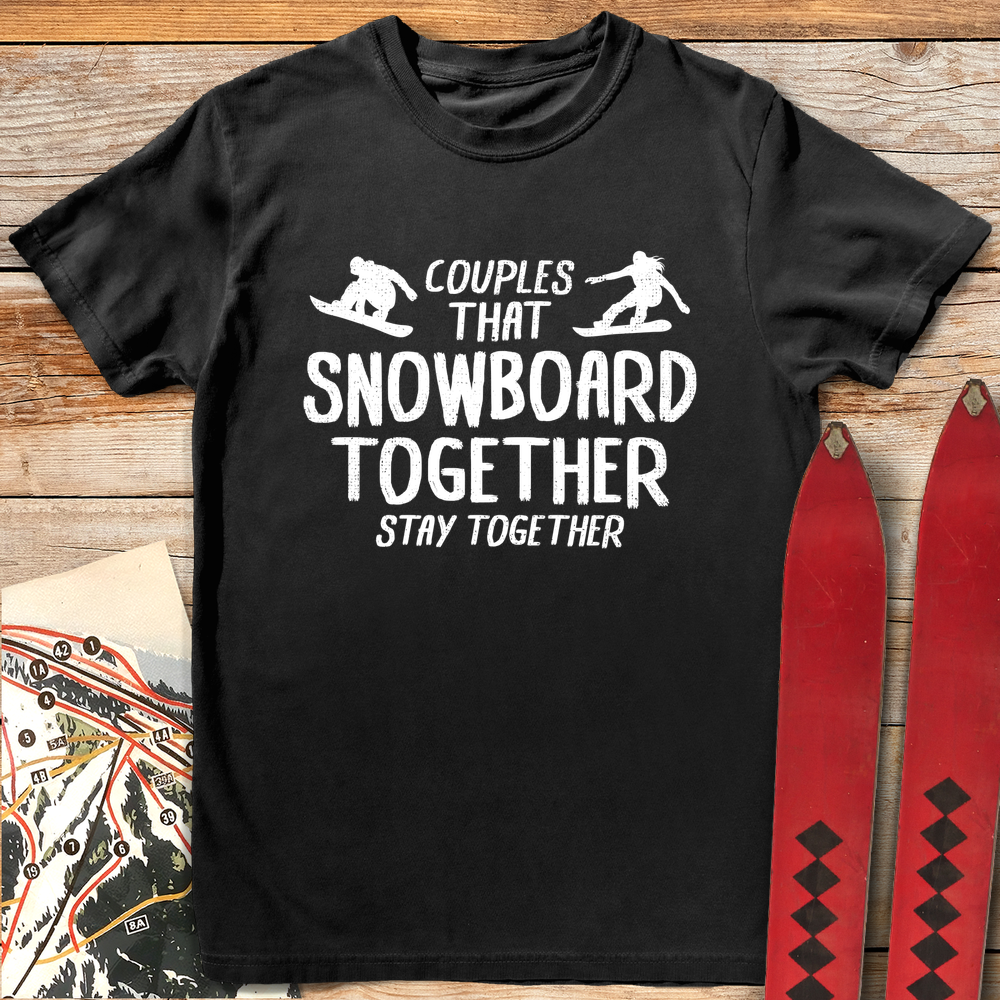 1073 Snowboard Couples White - Black