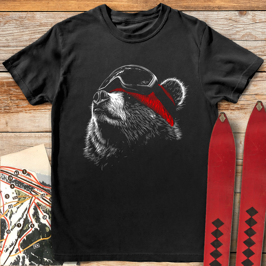 1125 Ski Bum Bear - Black