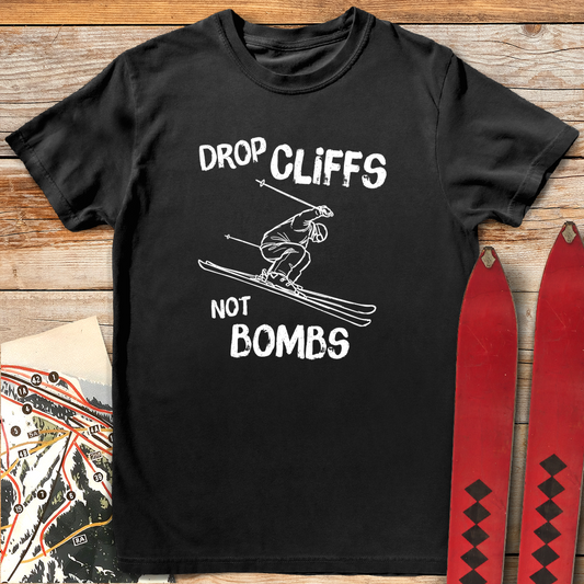 1124 No Bombs White - Black