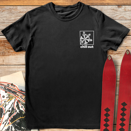 1133 Chill Snowflake White - Black