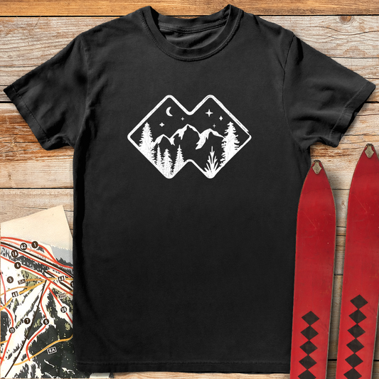 1166 Diamond Hills White - Black