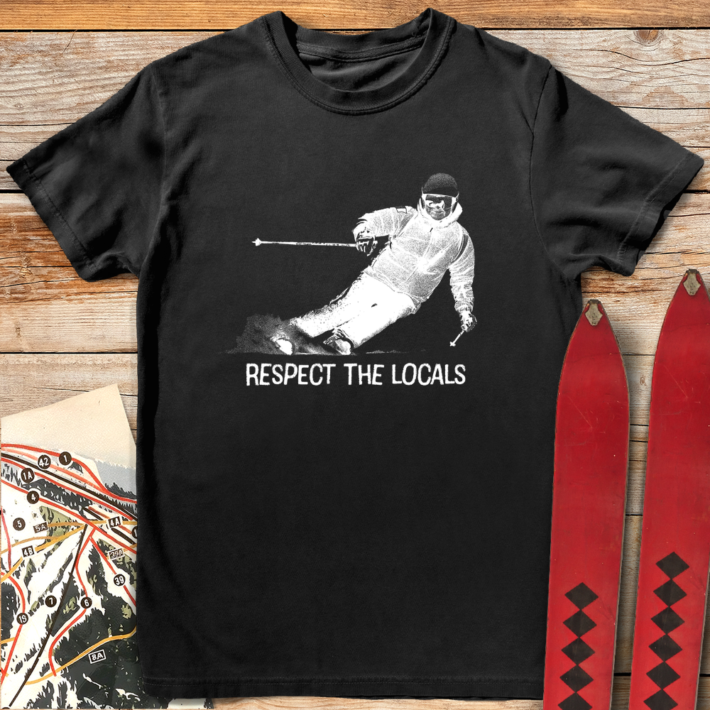 1159 Respect The Locals White - Black