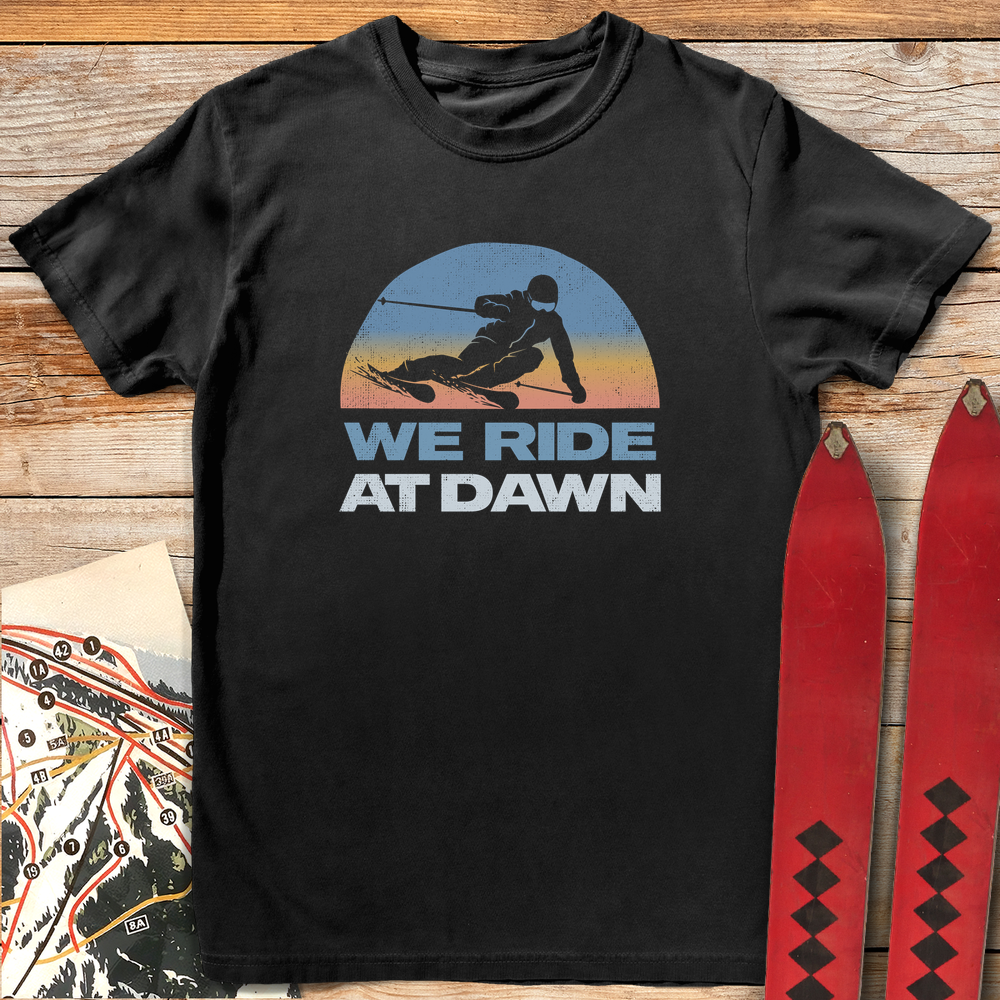 1172 We Ride At Dawn White - Black
