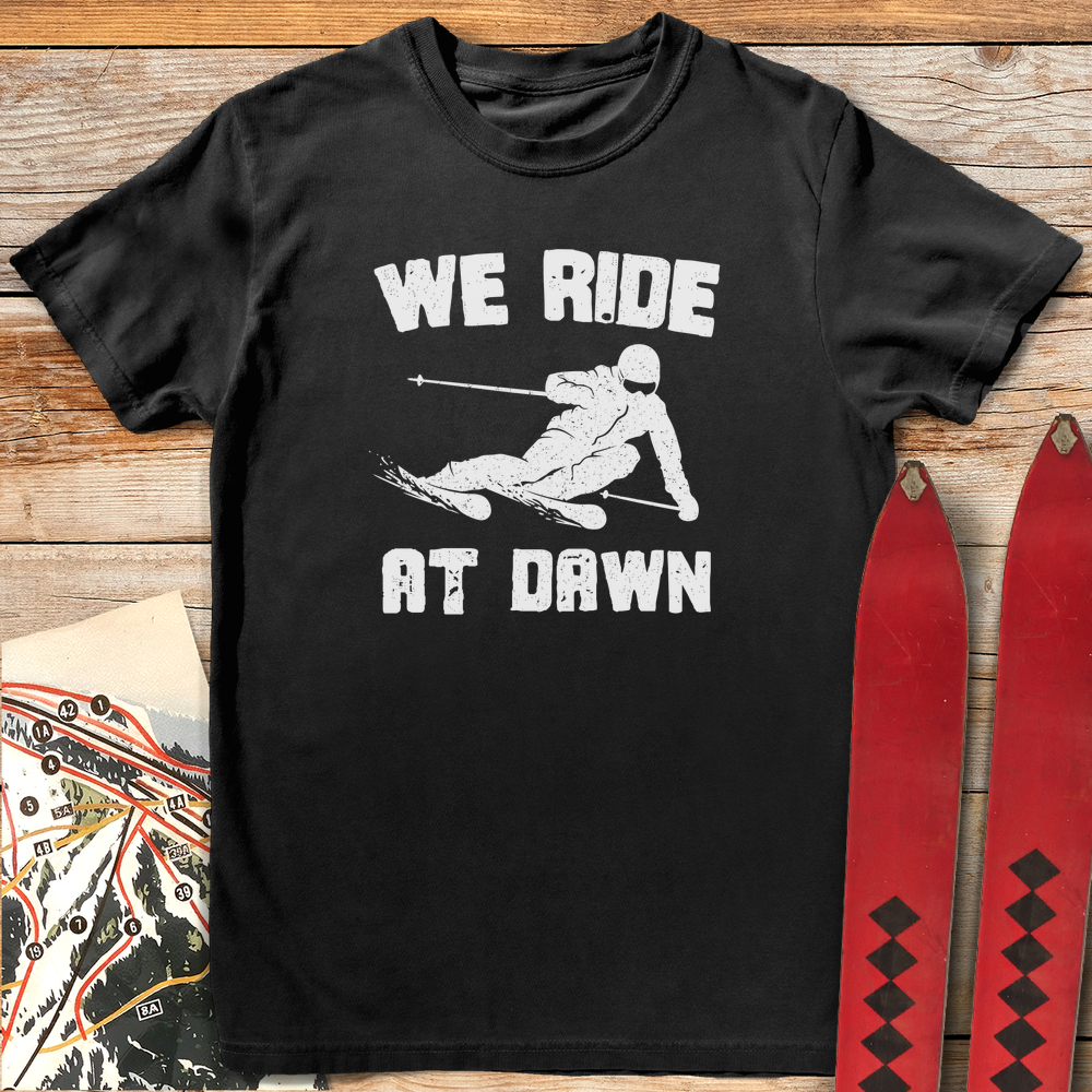 1175 Ride At Dawn Ski White - Black