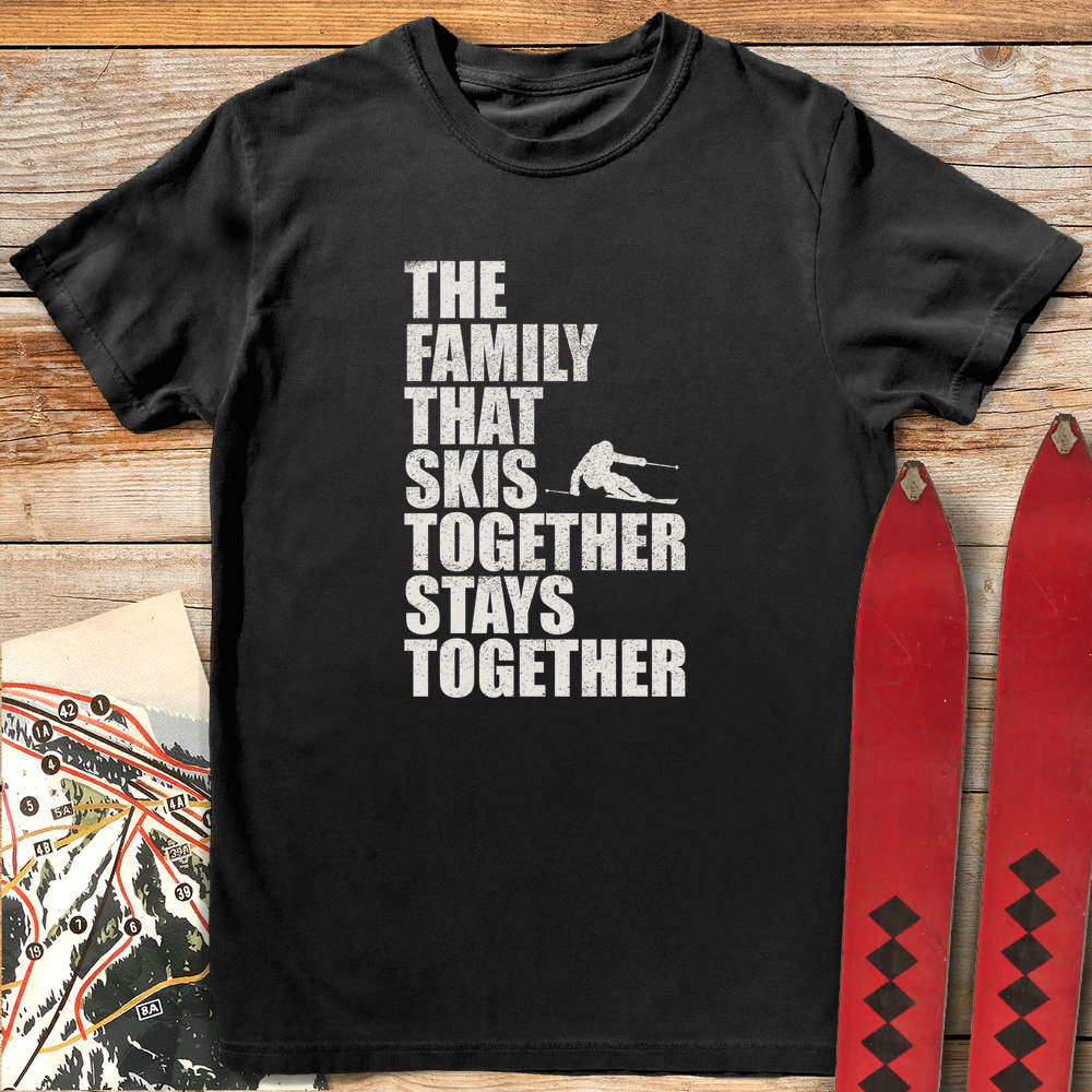 1176 The Family That Skis White - Black