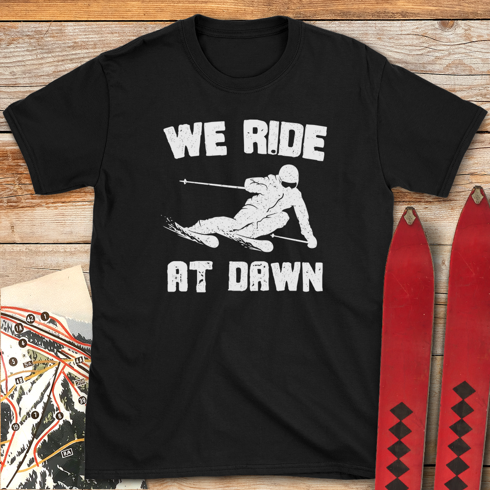 1175 Ride At Dawn Ski White - Black