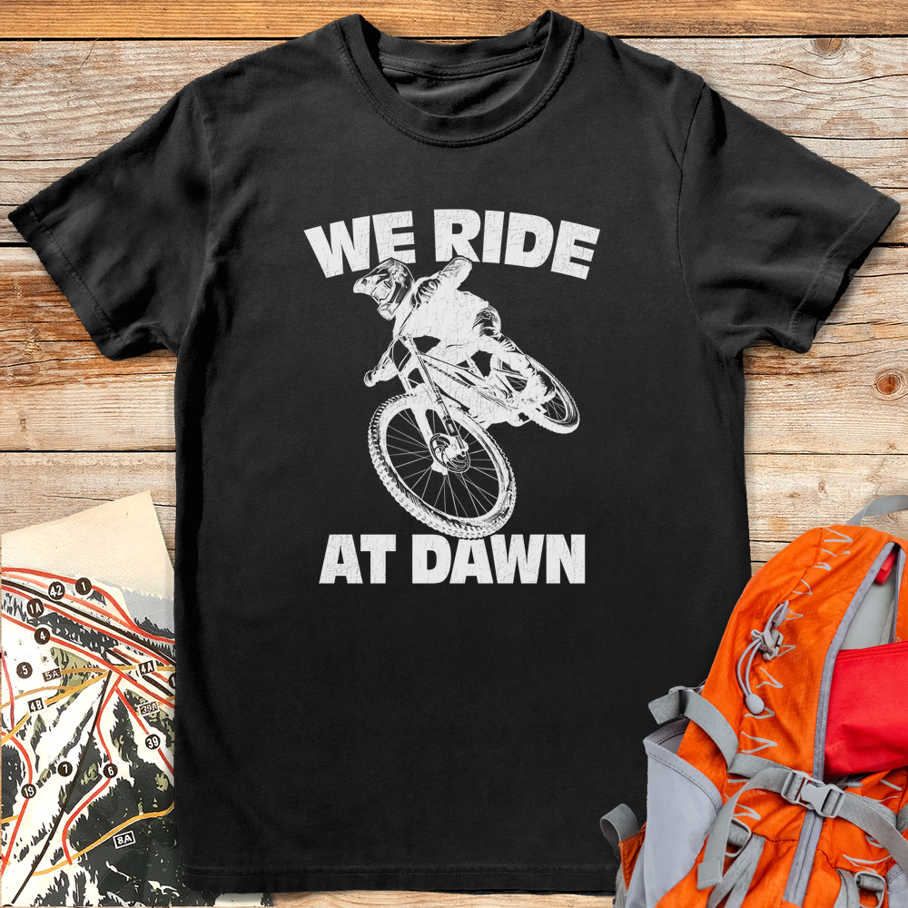 1186 We Ride At Dawn Bike White - Black