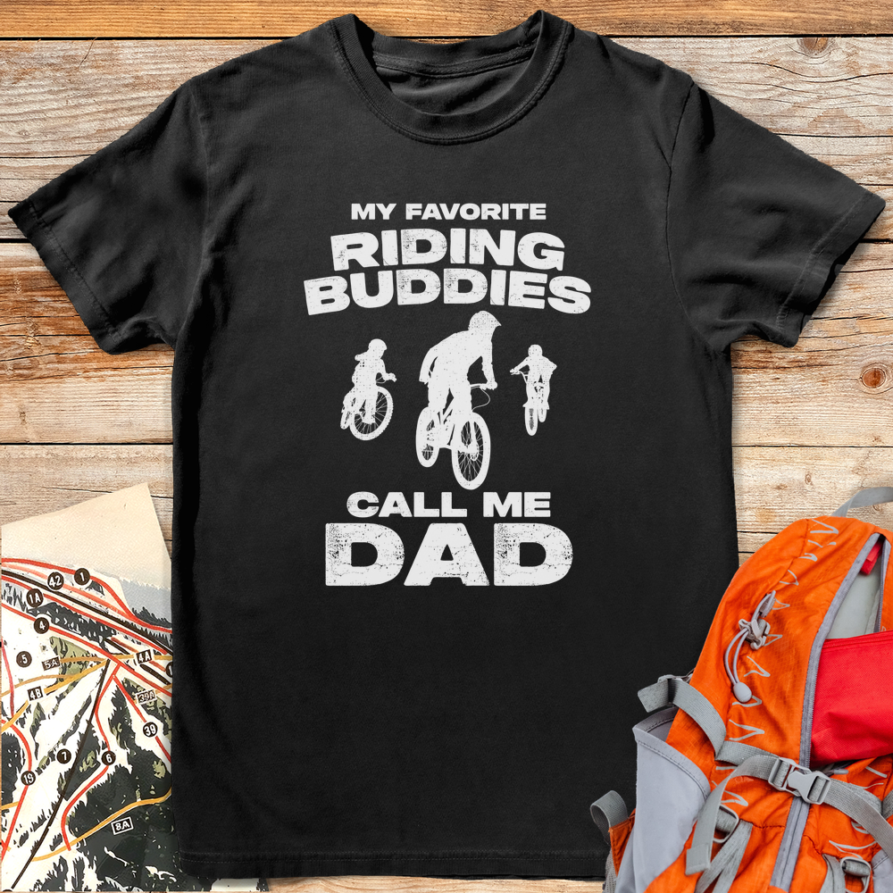 1179 Favorite Bike Buddies White - Black